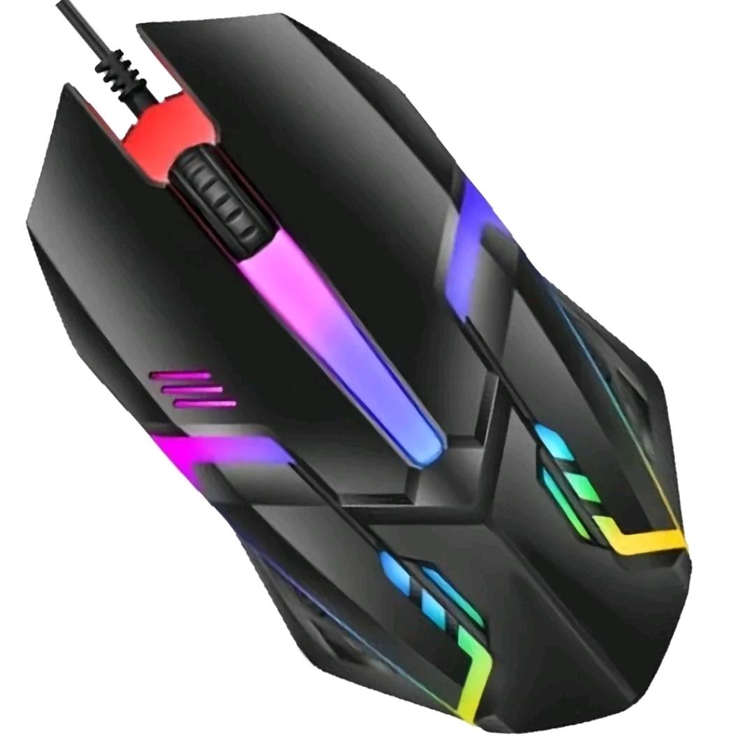 Mouse Usb Rgb Gamer Bayaz V1 2400Dpi